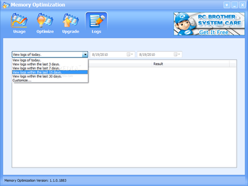 Memory Optimization screenshot 3