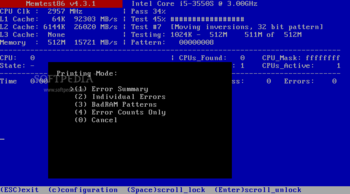 Memtest86 screenshot 10