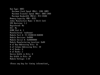 Memtest86 screenshot 4