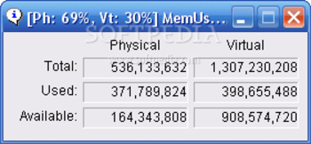 MemUse screenshot