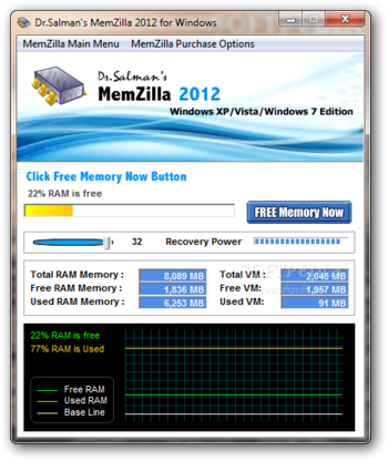 MemZilla screenshot