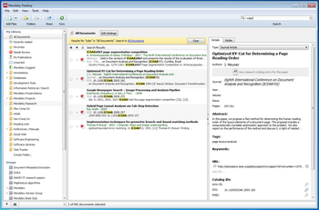 Mendeley Desktop screenshot 2