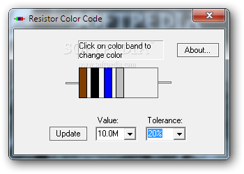 Mental Automation Resistor Color Code screenshot