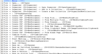 Menu + Toolbar IDs Acrobat PlugIn screenshot 2