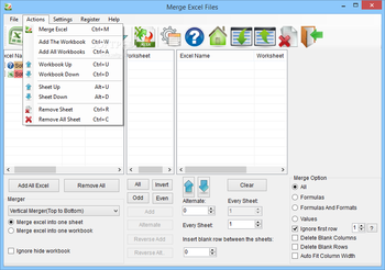 Merge Excel Files screenshot 3