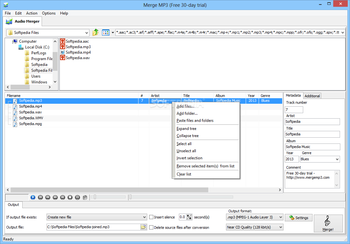 Merge MP3 screenshot