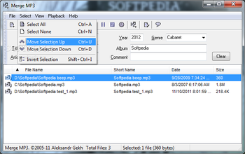 Merge MP3 screenshot 3
