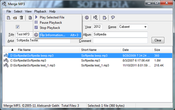 Merge MP3 screenshot 5