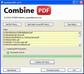Merge PDF Files screenshot 2
