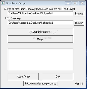 MergeDir screenshot