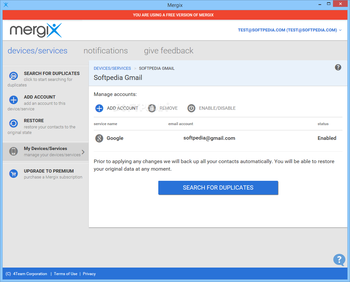 Mergix Duplicate Contacts Remover screenshot 2