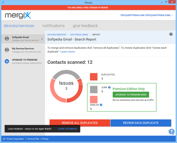 Mergix Duplicate Contacts Remover screenshot 3