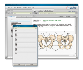 Merriam-Webster's Medical Desk Dictionary screenshot