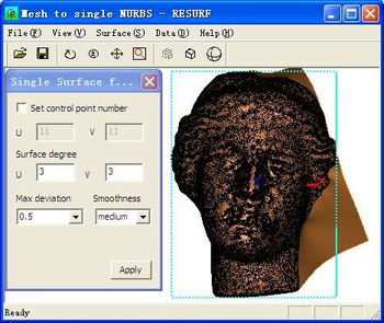 Mesh to Single NURBS screenshot