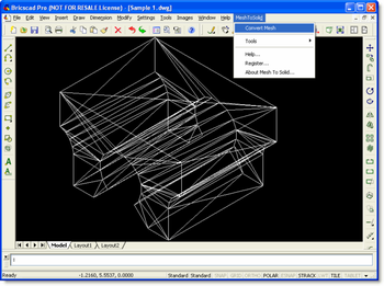 Mesh To Solid for Bricscad screenshot 2