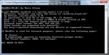 MeshFix screenshot