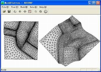 MeshFlatten screenshot