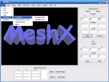 MeshX screenshot 3