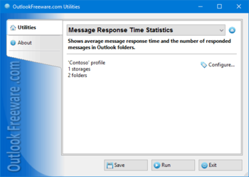 Message Response Time Statistics screenshot