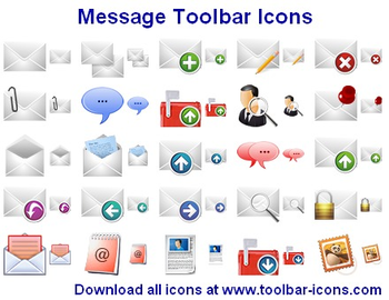 Message Toolbar Icons screenshot