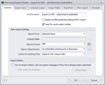 MessageExport screenshot 3