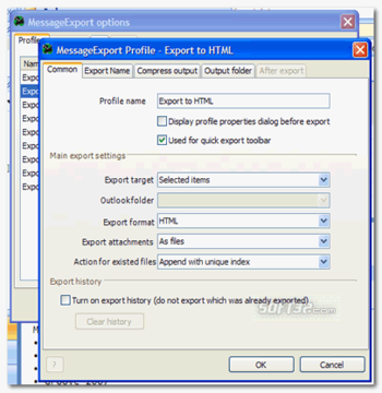 MessageExport for Outlook screenshot 3