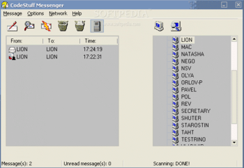 Messenger screenshot