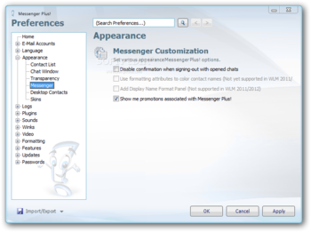 Messenger Plus! screenshot 12