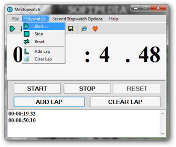 MeStopwatch screenshot 2