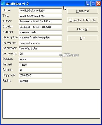 Meta Helper screenshot 2