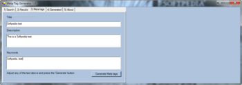 Meta Tag Generator screenshot 3
