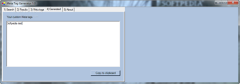 Meta Tag Generator screenshot 4