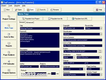 Meta Tag Promoter screenshot 2