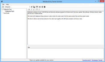 Metabook screenshot