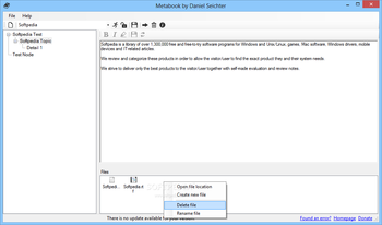 Metabook screenshot 2