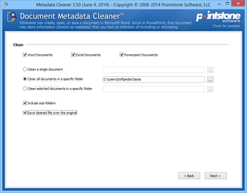 Metadata Cleaner screenshot 4