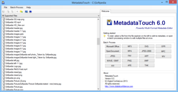 MetadataTouch screenshot