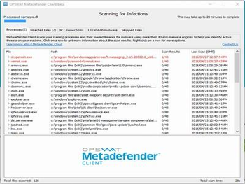 Metadefender Cloud Client screenshot