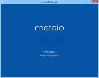 metaio SDK screenshot
