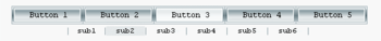 Metallic Menu bar for Dreamweaver screenshot