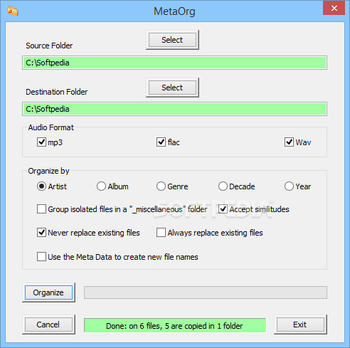 MetaOrg screenshot