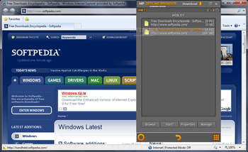 MetaProducts Offline Browser screenshot 2