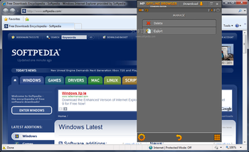 MetaProducts Offline Browser screenshot 3