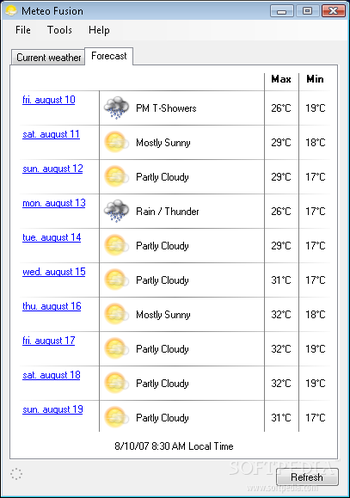 Meteo Fusion screenshot 2