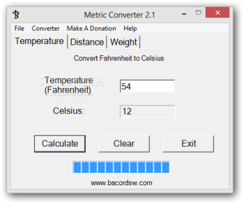 Metric Converter screenshot