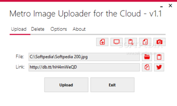 Metro Image Uploader for the Cloud screenshot