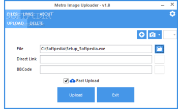 Metro Image Uploader screenshot