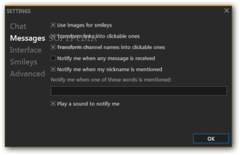 MetroIRC screenshot 3