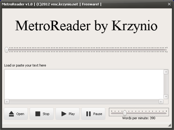 MetroReader screenshot