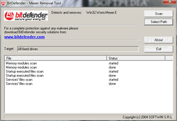 Mexer Removal Tool screenshot